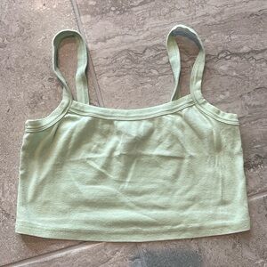 Forever 21 light pastel green crop tank
